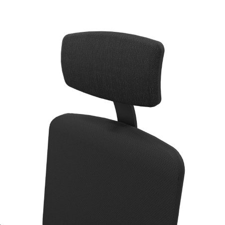 Sedia Operativa Ergonomica Wind su ruote con Poggiatesta e Braccioli 3D