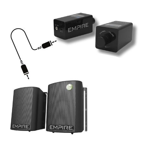Trasmettitore + Ricevitore per impianti audio Wireless e per Sistema Empire Silent Lab