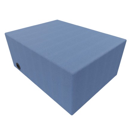 Pouf Jazz In Tessuto Era Senza Schienale Elettrificato USB - Dimensioni 80 x 80 x 40 cm -...