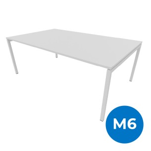 Tavolo Nova U per Riunioni/ Lavori di Gruppo e Progettazione - Dimensioni 200 x 120 x 74 cm