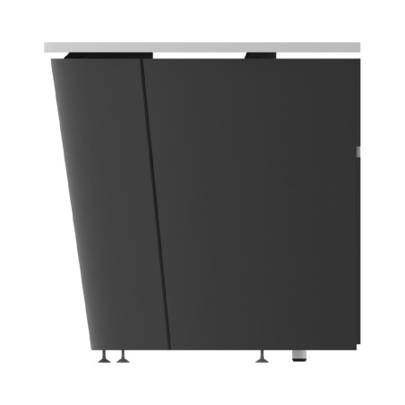 Reception Curva Modello Tera in Melaminico