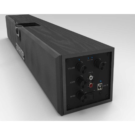 Sistema di videoconferenza SBC1B con soundbar, webcam e microfoni wireless. Colore Nero