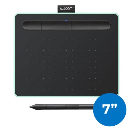 Wacom Intuos Small Bluetooth - Tavoletta Grafica - Dimensione 7" - Nero/Verde
