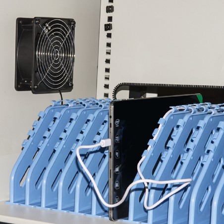 Armadio di Ricarica e Alloggiamento fino 16" - 60 Posti - con Ruote e Multiprese - Incluse...