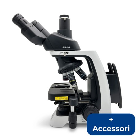 MICROSCOPIO NIKON ECLIPSE Si CON TUBO TRINOCULARE + CAMERA + ACCESSORI
