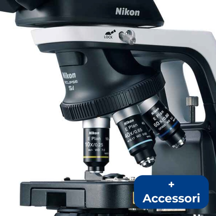 MICROSCOPIO NIKON ECLIPSE Si BINOCULAR SET +...