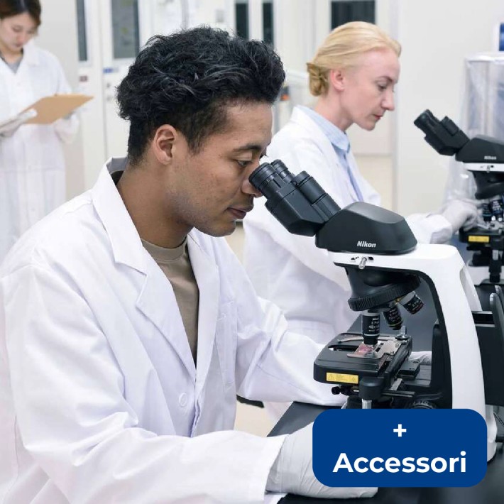 MICROSCOPIO NIKON ECLIPSE Si BINOCULAR SET +...