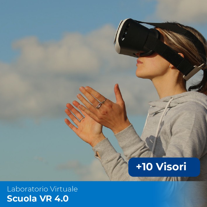 Pacchetto Scuola VR 4.0 Piattaforma per la creazione di classi e laboratori in Realtà...
