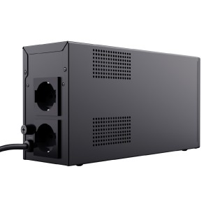 Ups - Trust Oxxtron - Batteria da 1000 VA - 2 Prese - Nero