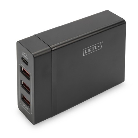 Caricabatterie con 4 porte ( 3x USB-A, 1x USB-C ) - Universale - 72 W - Nero