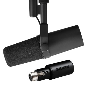 Microfono SM7B - Cardioide - con XLR per Podcast, Stream e Brodcast - Nero