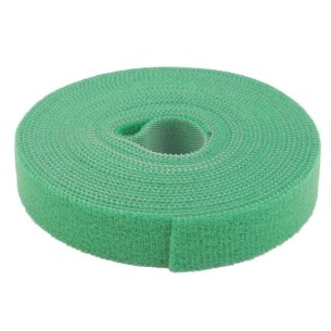 Matassa per Cavi - Nastro Velcro - Larghezza 16 mm - Lunghezza 4 m - Verde