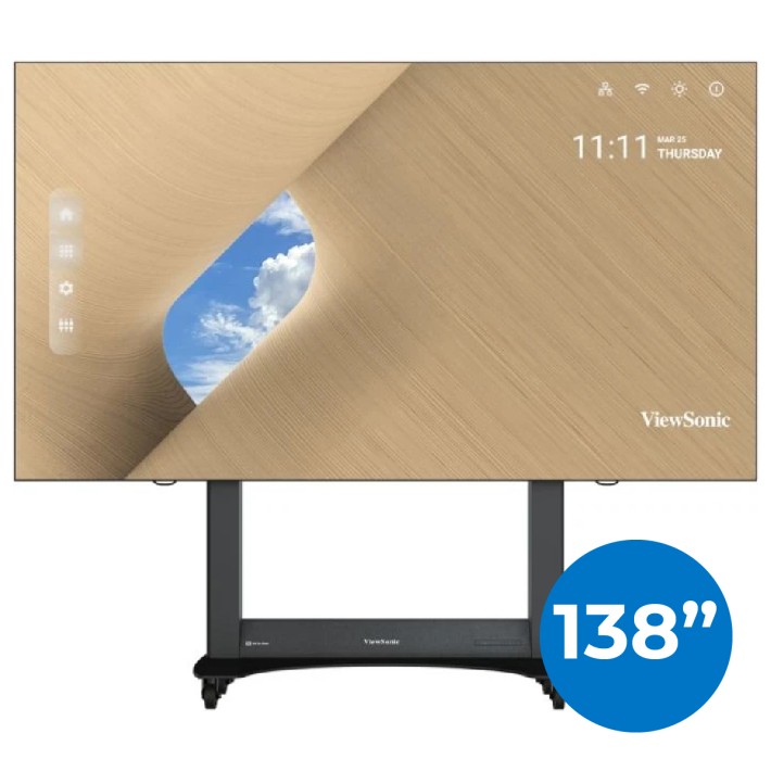 LedWall All in One 138" Foldable - con Flight Case - App vCast