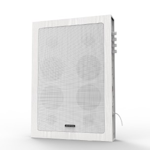 Sistema Audio Quadro Mic - con Ingresso Mic - Bianco 2