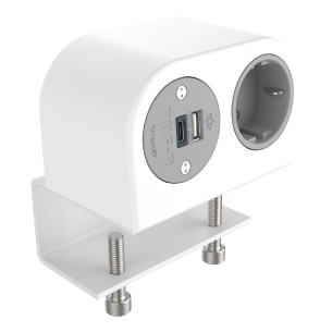 Multipresa Phase 1x Schuko con USB AC 25W – Modello 200 2