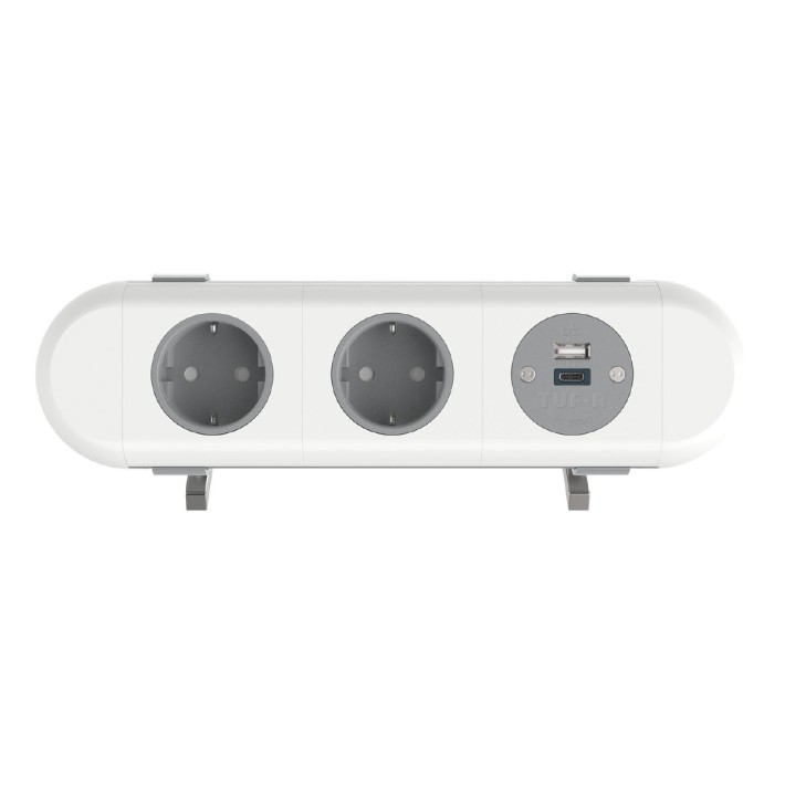 Multipresa Polar 2x Schuko con USB AC 25W – Modello 100