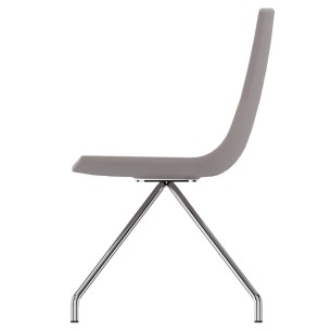 Sedia Modello North Cape con 4 Gambe Senza Braccioli - Tessuto Ecopelle - Altezza Seduta 45,5 cm 2