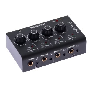 Amplificatore per Cuffie a 4 Canali - Woodbrass HA4-2