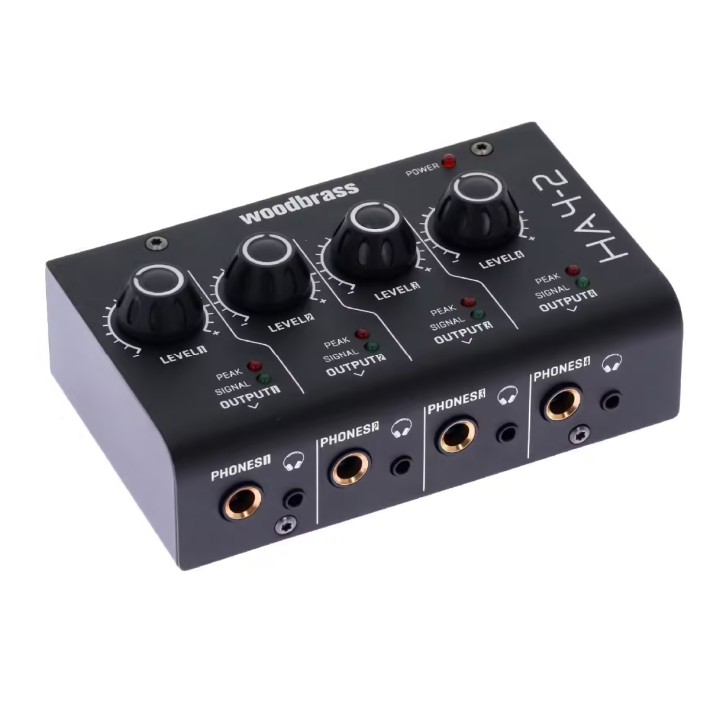 Amplificatore per Cuffie a 4 Canali - Woodbrass HA4-2