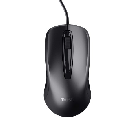 Mouse - Trust Carve - Ottico a Filo - Black