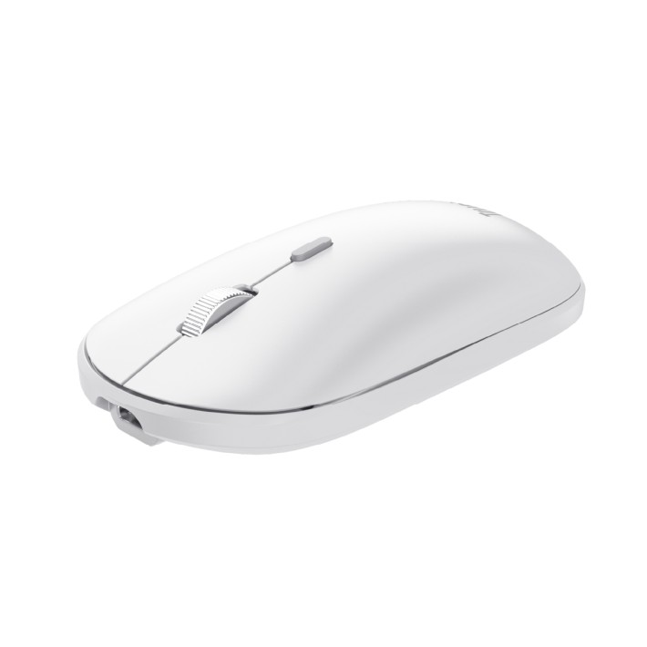 Tastiera IT - Trust Lyra - Wireless Multi-device - con Mouse e Ricevitore - Bianco
