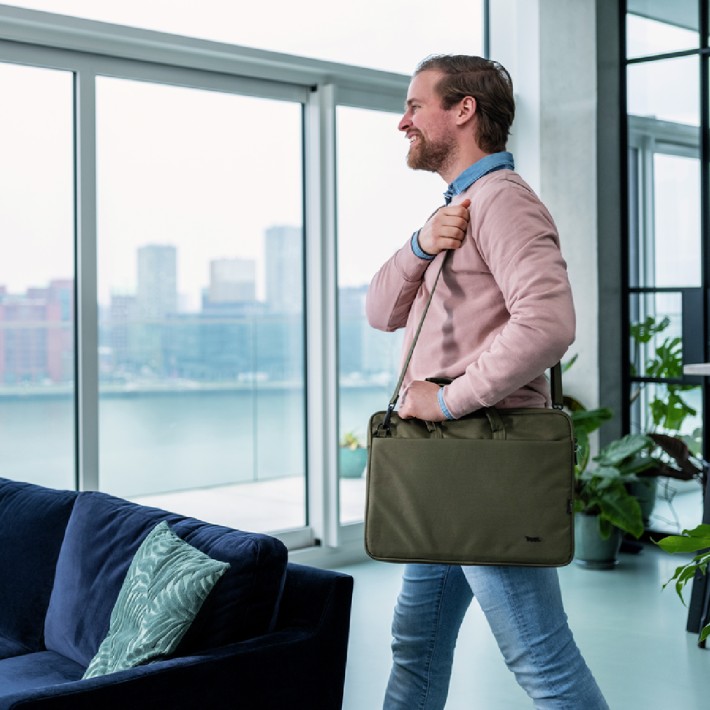 Borsa Sottile Eco 16" - Trust Bologna -  per Laptop - Verde