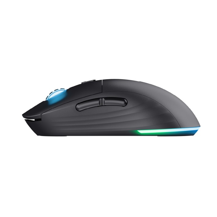 Mouse Wireless Gaming - Trust GXT 927 Redex+ - con Illuminazione RGB - Nero