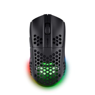 Mouse Wireless Gaming - Trust GXT 929 Helox - Ultraleggero con Illuminazione LED Multicolore - Nero 2