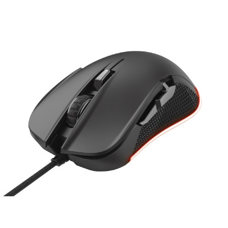 Mouse Wired Gaming Eco - Trust GXT 922 Ybar - con Illuminazione LED RGB Integrale - Nero