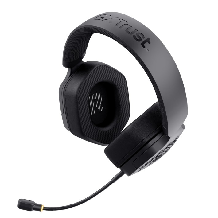 Cuffie Over-Ear Gaming - Trust GXT 493 Carus - Wireless Bluetooth Multipiattaforma - con Microfono - Nero