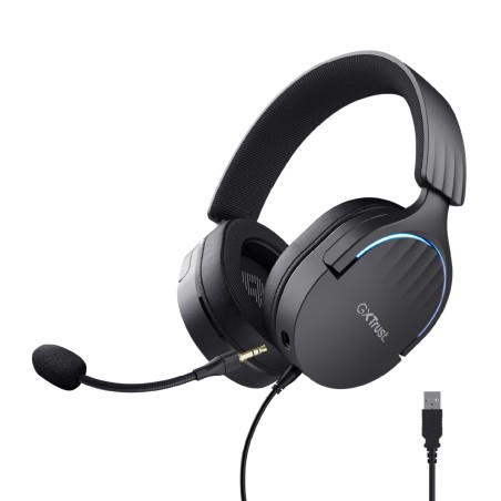 Cuffie Over-Ear Gaming - Trust GXT 490 Fayzo 7.1 - Wired Usb 7.1 - con Microfono - Nero