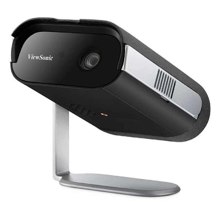 Proiettore Portatile Led Multimediale - Viewsonic M1E Max - con Batteria Integrata e Supporto Intelligente 3 in 1 - Nero