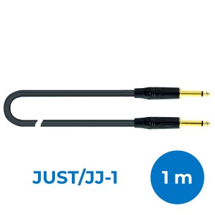Cavo Strumentale - Quik Lok Just JJ 1 - Jack Mono/ Jack Mono - 1 m - Nero