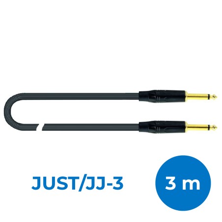Cavo Strumentale - Quik Lok Just JJ 3 - Jack Mono/ Jack Mono - 3 m - Nero