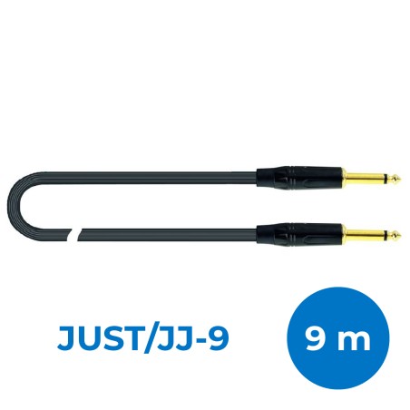 Cavo Strumentale - Quik Lok Just JJ 9 - Jack Mono/ Jack Mono - 9 m - Nero