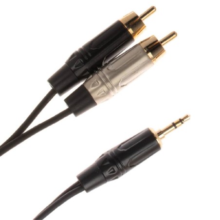 Cavo Adattatore Audio - Quik Lok Just J352RCA 1 - Mini Jack Stereo/ 2 x RCA Maschio - 1 m -...