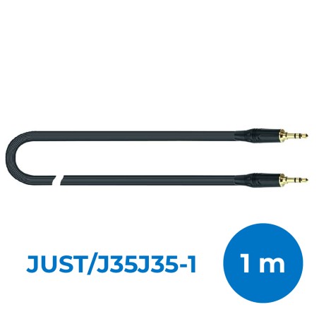 Cavo Adattatore Audio - Quik Lok Just J35J35 1 - Mini Jack Stereo/ Mini Jack Stereo - 1 m -...
