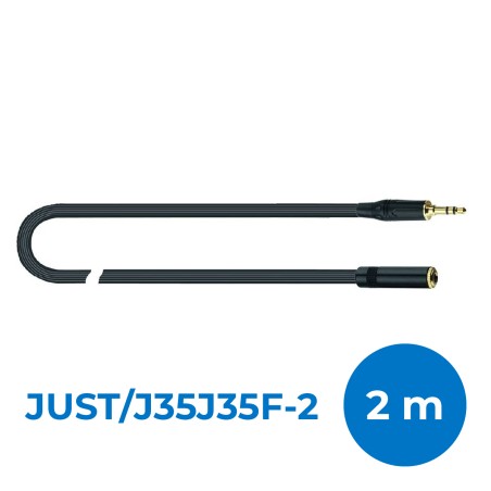 Cavo Adattatore Audio - Quik Lok Just J35J35F 2 - Mini Jack Stereo / Presa Mini Jack Stereo...