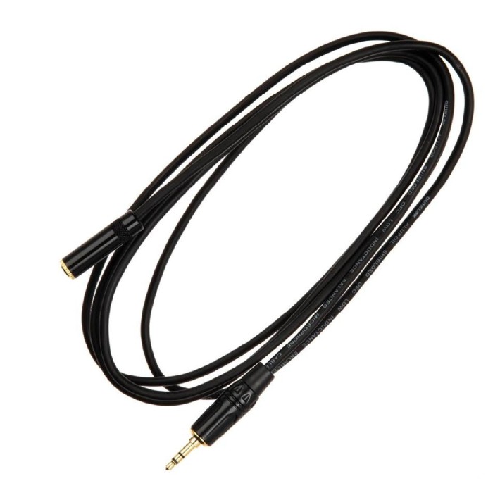 Cavo Adattatore Audio - Quik Lok Just J35J35F 2 - Mini Jack Stereo / Presa Mini Jack Stereo - 2 m - Nero