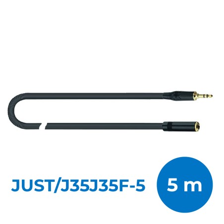 Cavo Adattatore Audio - Quik Lok Just J35J35F 5 - Mini Jack Stereo / Presa Mini Jack Stereo...