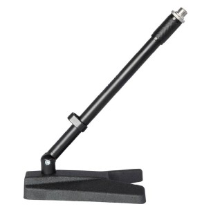 Asta Corta da Tavolo per Microfono - Quik Lok A/114 BK - con Base in Ghisa - Nero 2