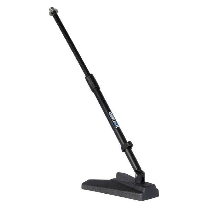 Asta Corta da Tavolo per Microfono - Quik Lok A/114 BK - con Base in Ghisa - Nero