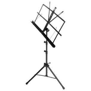 Leggio per Spartiti - Quik Lok MS/335 W/Bag - Richiudibile e Portatile - con Borsa - Nero 2