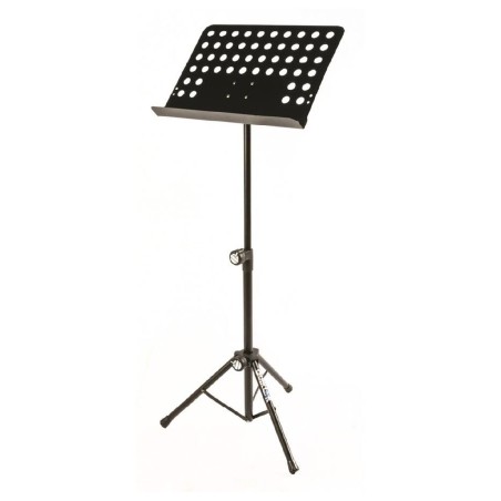 Leggio da Orchestra Traforato - Quik Lok MS/330 W/Bag - Richiudibile/Portatile - in Metallo...