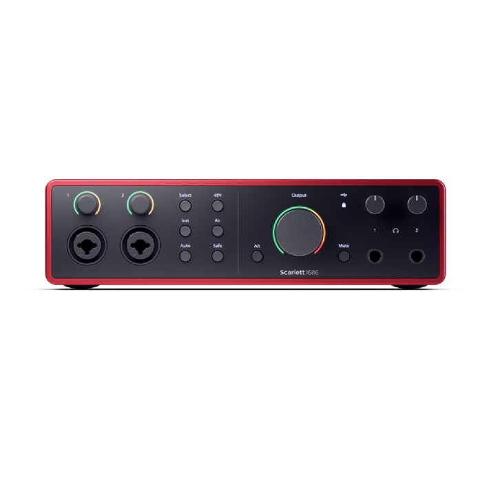 Scheda Audio - Focusrite Scarlett 16i16 4th Gen - 16 Ingressi/16 Uscite - ADAT - MIDI - USB-C - Studio Professionale