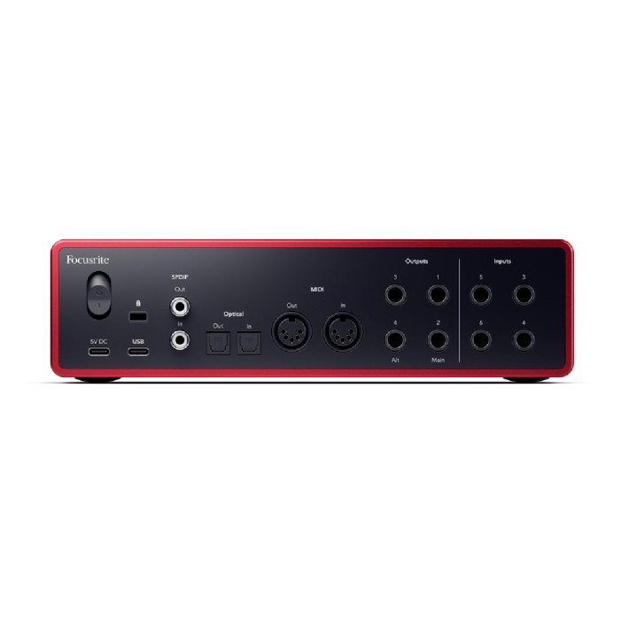 Scheda Audio - Focusrite Scarlett 16i16 4th Gen - 16 Ingressi/16 Uscite - ADAT - MIDI - USB-C - Studio Professionale