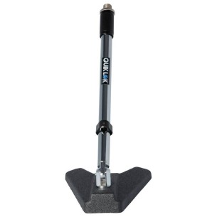 Asta Corta da Tavolo per Microfono - Quik Lok A/114 CH - con Base in Ghisa - Cromata
