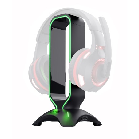 Supporto per Cuffie - Trust GXT 265 Cintar - Illuminato RGB - con 2 porte Usb