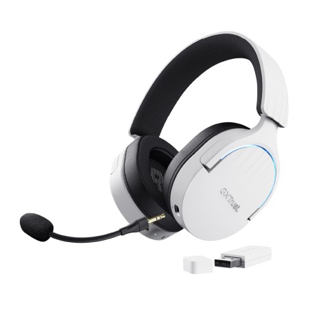 Cuffie Over-Ear Gaming - Trust GXT 491W Fayzo - Wireless Bluetooth - con Microfono - Bianco