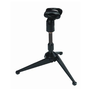 Asta da Tavolo per Microfono - Quik Lok A/188 - con Treppiede  - Nero